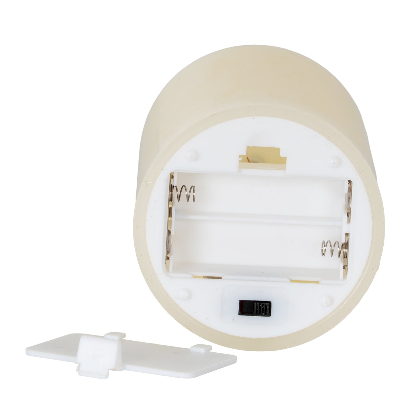 Luxe Collection Melt Effect 3x4 Taupe LED Wax Candle